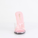 Rosa 11,5 cm GALA-01DMM Mules de salto alto strass