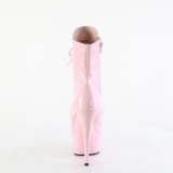 Rosa 15 cm DELIGHT-1020 botinha de saltos pole dance