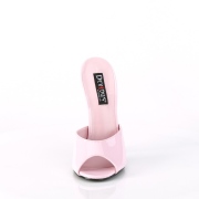 Rosa 15 cm DOMINA-101 Mules Saltos Altos para Homens