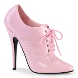 Rosa 15 cm DOMINA-460 saltos altos sapatos oxford homens