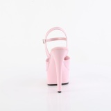 Rosa 15 cm GLEAM-609 Sapatos plataforma de salto