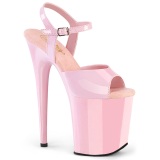 Rosa 20 cm FLAMINGO-809 saltos altos pleaser