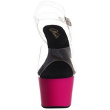 Rosa Neon 18 cm ADORE-708UV Saltos Altos Plataforma