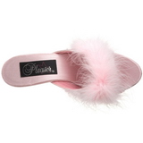 Rosa Penas 8 cm BELLE-301F Tamancos Altos para Homens