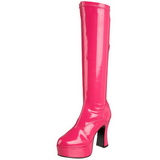 Rosa Verniz 11 cm Funtasma EXOTICA-2000 Plataforma Botas Femininas