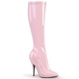 Rosa Verniz 13 cm SEDUCE-2000 Botas Mulher para Homens