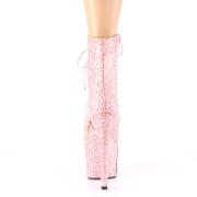 Rosa glitter 18 cm ADORE-1020GDLG botinha de saltos pole dance