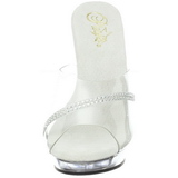 Transparente 13 cm Fabulicious LIP-101R Mules Saltos Altos