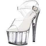 Transparente 18 cm Pleaser ADORE-708LS Saltos Altos Plataforma