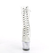 Transparente 18 cm SPECTATOR-1040C botinha de saltos pole dance