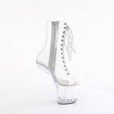Transparente 20 cm CRAZE-1040C saltos altos pleaser plataforma pony