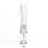 Transparente 20 cm FLAMINGO-1021C botas de saltos pole dance
