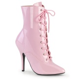 Vegan 13 cm SEDUCE-1020 Botas de tornozelo de travesti