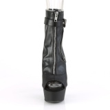 Vegan 15 cm DELIGHT-1035 Botas de tornozelo dedo aberto