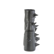 Vegan 18 cm SLAY-77 plataforma botinha alternativo preto