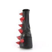 Vegan 18 cm SLAY-77 plataforma botinha alternativo preto