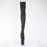 Vegan 20 cm FLAMINGO-3850 botas longas acima do joelho com cadarco