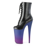 Vegan 25,5 cm BEYOND-1020BP botinhas pleaser com plataforma