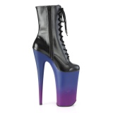 Vegan 25,5 cm BEYOND-1020BP botinhas pleaser com plataforma