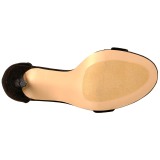 Veludo 13 cm AMUSE-10 sapatos de travesti