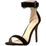 Veludo 13 cm Pleaser AMUSE-10 sandálias de salto alto mulher