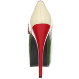 Verde Bege 14,5 cm Burlesque TEEZE-43 calçados femininos com salto alto