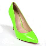 Verde Neon 13 cm AMUSE-20 Sapatos Scarpin Salto Agulha