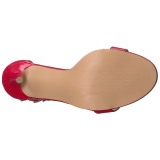 Vermelho 13 cm AMUSE-10 sapatos de travesti