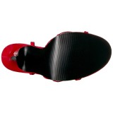 Vermelho 15 cm DOMINA-108 sapatos de travesti