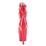 Vermelho Envernizado 18 cm ADORE-1021 botinha plataforma salto alto