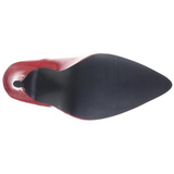 Vermelho Verniz 10 cm VANITY-420 Scarpin Saltos Altos para Homens