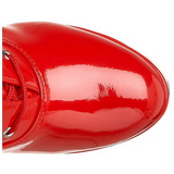 Vermelho Verniz 13 cm ELECTRA-2020 Botas Mulher para Homens