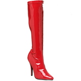 Vermelho Verniz 13 cm SEDUCE-2000 Botas Mulher para Homens