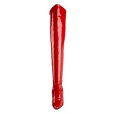 Vermelho Verniz 13 cm SEDUCE-3010 Botas Ate A Coxa para Homens