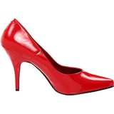 Vermelho Verniz 13 cm SEDUCE-420 scarpin de bico fino salto alto