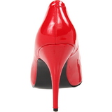 Vermelho Verniz 13 cm SEDUCE-420 scarpin de bico fino salto alto