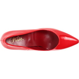 Vermelho Verniz 13 cm SEDUCE-420 scarpin de bico fino salto alto