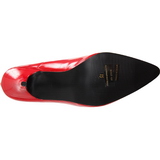 Vermelho Verniz 13 cm SEDUCE-420 scarpin de bico fino salto alto