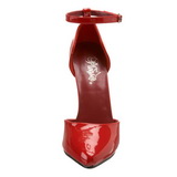 Vermelho Verniz 15 cm DOMINA-402 sapatos scarpin salto alto