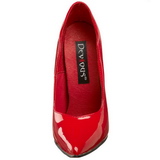 Vermelho Verniz 15 cm SCREAM-01 Fetish Scarpin Salto Alto