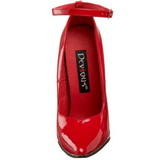Vermelho Verniz 15 cm SCREAM-12 Sapatos Scarpin Stiletto Salto Agulha