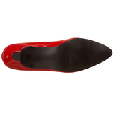 Vermelho Verniz 5 cm FAB-420W sapatos scarpin salto alto