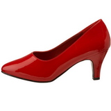 Vermelho Verniz 8 cm DIVINE-420W sapatos scarpin salto alto