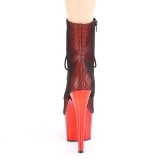 Vermelho cromo 18 cm ADORE-1020HFN botinha de saltos pole dance