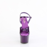 Violeta 18 cm ADORE-709GP glitter plataforma sandálias mulher