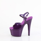 Violeta 18 cm ADORE-709GP glitter plataforma sandálias mulher