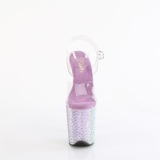Violeta 20 cm 808RRS sapato salto alto pole dance strass plataforma