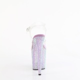 Violeta 20 cm 808RRS sapato salto alto pole dance strass plataforma