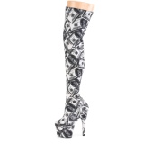 contas em dólar 20 cm ADORE-3000DP botas overknee de saltos pole dance