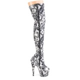 contas em dólar 20 cm ADORE-3000DP botas overknee de saltos pole dance